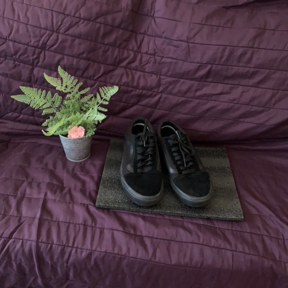 VANS COMFYCUSH OLD SKOOL BLACK SHOES unisex
